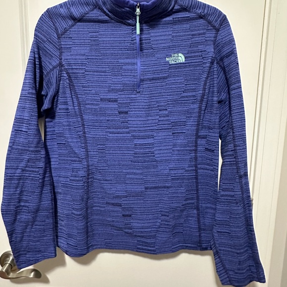The North Face Purple Fleece Quarter-Zip - Picture 1 of 3